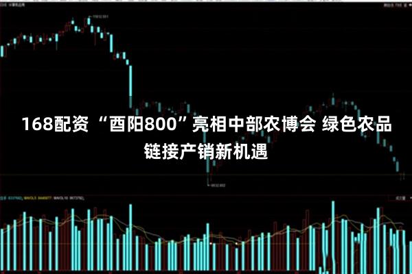 168配资 “酉阳800”亮相中部农博会 绿色农品链接产销新机遇